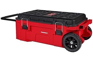 48-22-8428 For Milwaukee PACKOUT Rolling Tool Chest w/Dual Stack TopLength 24 in Width 38 in Height 15.8 in