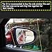 Anti Fog Film Car Rear View Mirror Waterproof Film Protective Film Anti Glare Rain-Proof Anti Water Mist, HD Nano Film Anti-Glare,Anti-Scratch,Rainproof