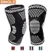 Venture Pal Knee Compression Non-Slip Sleeve - Best Knee Brace Support for Running,Hiking,Basketball,Gym - Perfect Treatment for Joint Pain Relief,Meniscus Tear,Arthritis and Injury Recovery（Single)