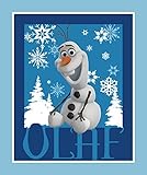 DISNEY FROZEN COTTON FABRIC-OLAF COTTON FABRIC PANEL-NEWEST DESIGN-100% COTTON-SOLD BY THE PANEL