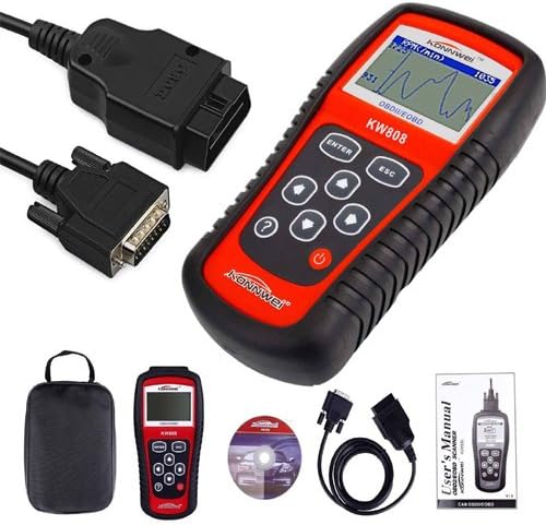 Simply Silver - Konnwei MS509 KW808 OBD2 EOBD Car Engine Fault Code Read Reset Diagnose Scanner