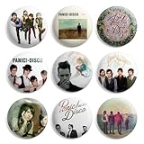 Panic At The Disco Pinback Buttons Pin Badges 1 Inch (25mm) - Pack of 9
