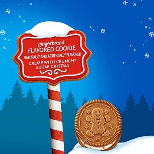 OREO Gingerbread Sandwich Cookies, Holiday Cookies, Limited Edition, 12