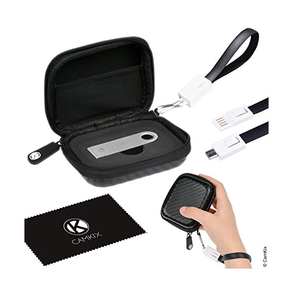 Protective-Case-for-Ledger-Nano-S-BitcoinCryptocurrency-Wallet-including-USB-Strap-for-Transport-Power-and-Data-Transfer-Durable-Nylon-Hardshell-Case-with-Mesh-Pocket-Light-Secure CAMKIX Protective Case for Ledger Nano S Bitcoin/Cryptocurrency Wallet including USB Strap for Transport, Power and Data…