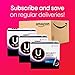 U by Kotex Security Tampons, Multipack, Regular/Super Absorbency, Unscented, 50 Count