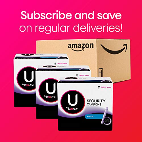 6 Kotex+Security+Tampons+Absorbency+Unscented