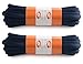 OrthoStep Oval Athletic Navy 54 inch Shoelaces 2 Pair Pack