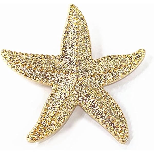 Broche Vintage Ton Or Jones New York Seastar Avec Strass - Occasion