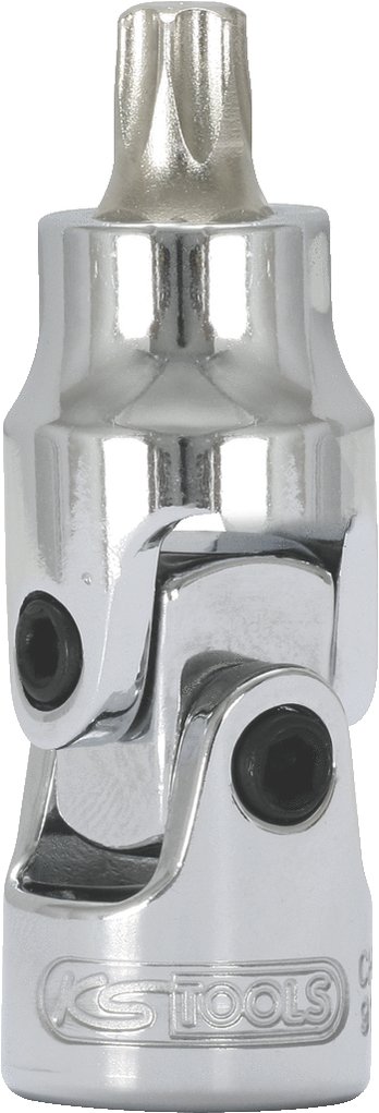 KS Tools 917.1498 1/4" CHROMEplus Bit socket with joint TX, T40