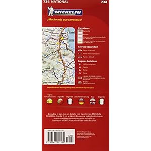 NATIONAL 734. MAPA ESPAï¿½A/PORTUGAL (2016) (1:1.000.000)