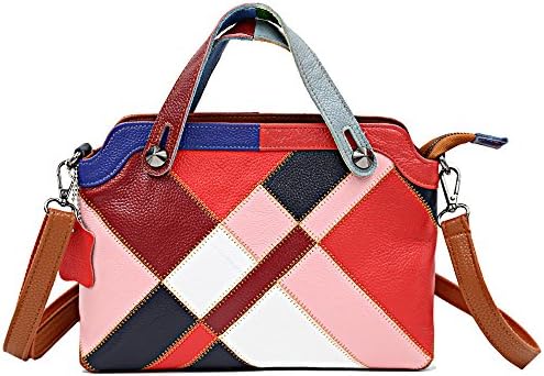 DILER Women purse Top Handle Satchel Handbags Tote Shoulder Bag Messenger Genuine Leather