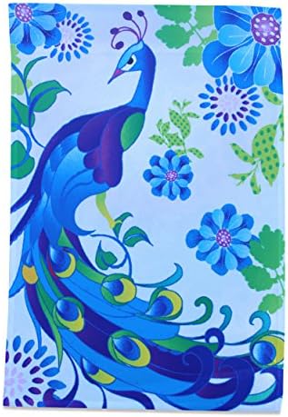 Lantern Hill Garden Flag Yard Decoration; 12 inches by 18 inches (Beautiful Peacock)