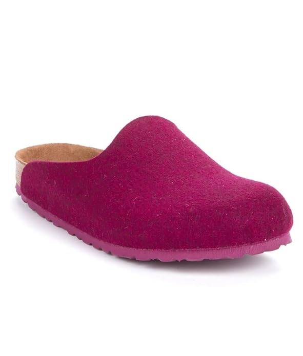 birkenstock purple clogs