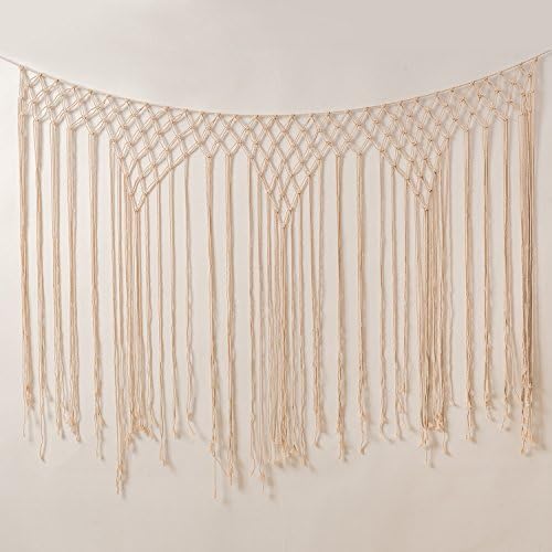 Memory Journey Macrame Woven Wall Hanging,Macrame Hanging for Wedding,Apartment Dorm Living Room Bedroom,Boho Window Decor or Wall Art. Baby Nursery Decor.
