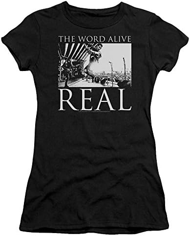 The Word Alive - Real Live Shot - Juniors Sheer Cap Sleeve T-Shirt - Medium
