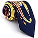 S&W SHLAX&WING Silk Ties for Men Groom Necktie Yellow Luxury Extra Long Size 63