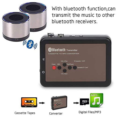 3 DIGITNOW+Bluetooth+Cassette+Personal+Converter