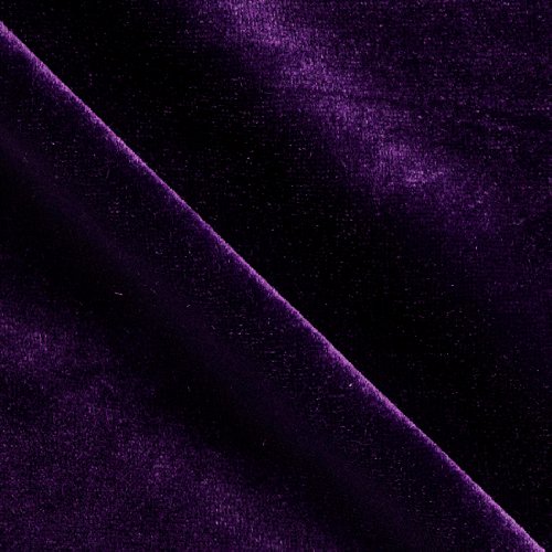 Stretch Velvet Knit Plum Fabric By The Yard