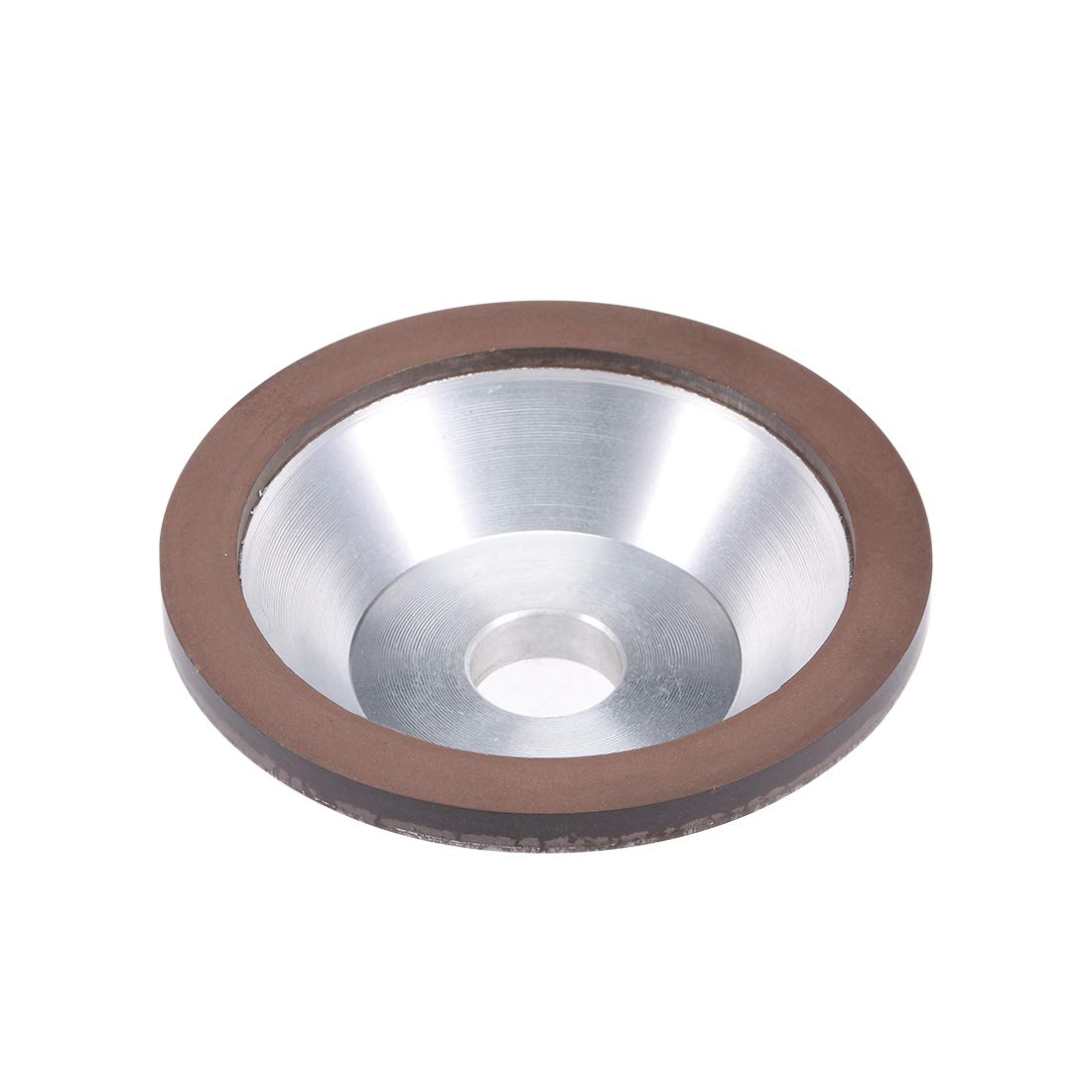 sourcingmap 100x32x20x10x3mm Resin Bond Cup Diamond Grinding Wheel 400 Grit for Carbide Metal
