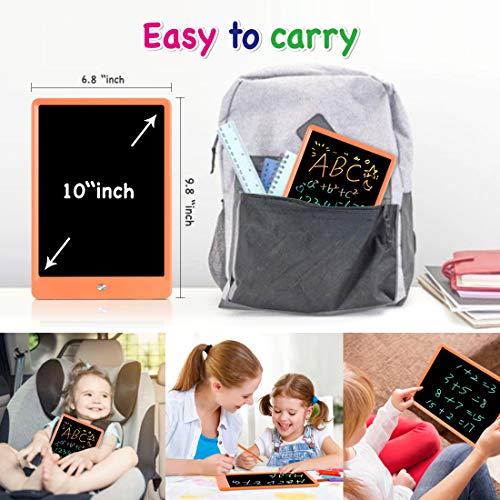 image for ORSEN LCD Writing Tablet 10 Inch, Colorful Magnetic Doodle Board Drawi