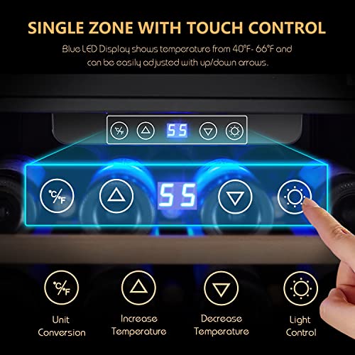 Kalamera 80 Bottle Freestanding Compressor Wine CoolerStainless Steel