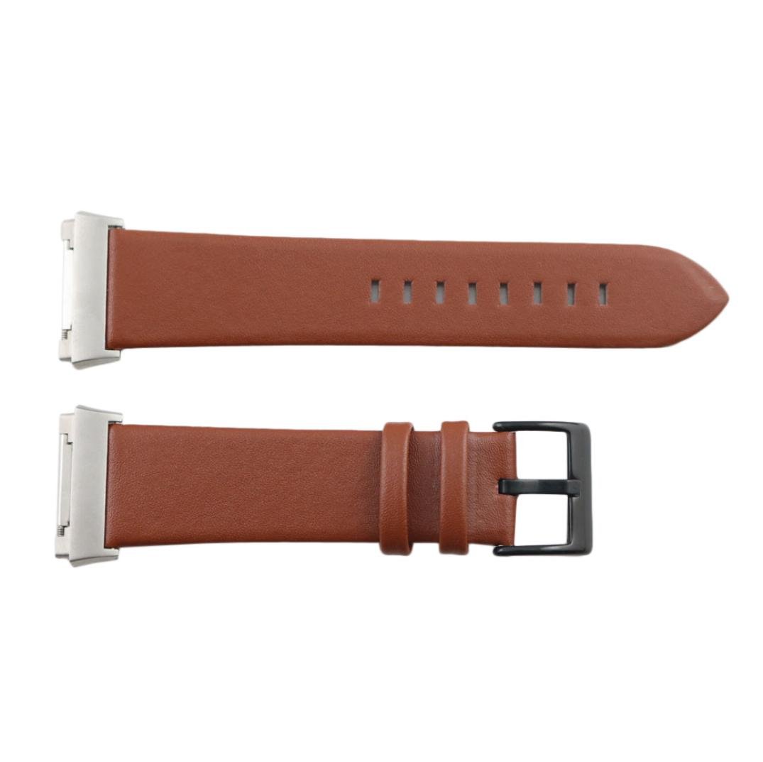魅了 For Fitbit Ionic 5 5 8 1 Watchバンド 新しいファッションクラシックレザーリストバンドメタルコネクタフィットネスストラップfor Harge 2 For Fitbit Ionic ブラウン B0793v13q8 Www Gcc Ccpf Com