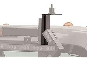 Backrack 91008 Antenna Mount Bracket; 3.5 in.; Square Base; Comes Pre-Drilled w/7/8 in. Mounting Hole; Backrack;