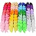 Mybigqueen 3'' Baby Hair Bows For Girls Grosgrain Boutique bow Clips For Teens Toddlers Kids Children infants 20 Colors 40Piece