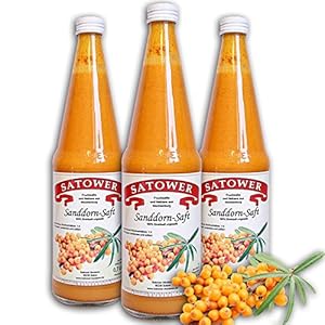 6 x 0,7l Sanddornsaft (100% Direktsaft) – Original Satower