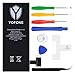 YOFONE Battery for iPhone 4S,with Complete Repair Tools Kit, 2 Pcs Glue Adhesive & Instruction - 1430mAh Li-ion Replacement Battery [365 DAYS Warranty]