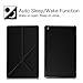 Fintie Origami Case for All-New Amazon Fire HD 8 (7th and 8th Generation Tablets, 2017 and 2018 Releases) - Slim-Fit Multi-Angle Stand Cover with Auto Wake/Sleep, Black