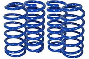 MORAKOT RACING Compatible/Replacement For 2013-2017 Scion FRS/Subaru BRZ Suspension Lowering Spring Blue (Front 2" Drop/Rear 2.1" Drop)