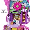 Polly-Pocket-ON-THE-FARM-Piggy-Compact Polly Pocket GTN16 On the Farm Piggy Compact, Farm Theme, 2 Animal Figures (1 Alpaca with Hair), Great Gift for Ages 4…