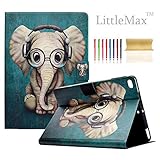 iPad 9.7 2017 / Air/Air 2 Case, LittleMax(TM) Ultra Slim PU Leather Lightweight Case Flip Folio Stand Smart Cover with Auto Wake/Sleep for Apple iPad 9.7 Inch 2017, Air 1 2 - # Elephant