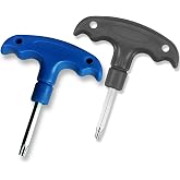 Zijipjy 2 Pcs Golf Wrench Tool (T20 and T25) Golf Driver Tool Golf Accessories For Taylormade Adams RBZ Callaway Cobra Weights Driver Fairway Golf Club Wrenches Tools Shaft Adapter Sleeve