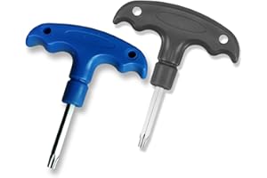 Zijipjy 2 Pcs Golf Torque Wrench Tool (T20 and T25) Golf Driver Tool Golf Accessories For Taylormade Adams RBZ Callaway Cobra Weights Driver Fairway Golf Club Wrenches Tools Shaft Adapter Sleeve