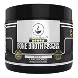 Genuine Grass Fed Organic Bone Broth Protein Powder Collagen 4oz. Pure/Unflavored 7 Servings, Mixes Instantly, Gluten Free, Pasture Raised, 100% Sourced, Made in USA, NOT from Concentrate (Sample Size