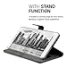 kwmobile Wallet case canvas cover for Xiaomi Mi Max - Flip case with card slot and stand in grey black