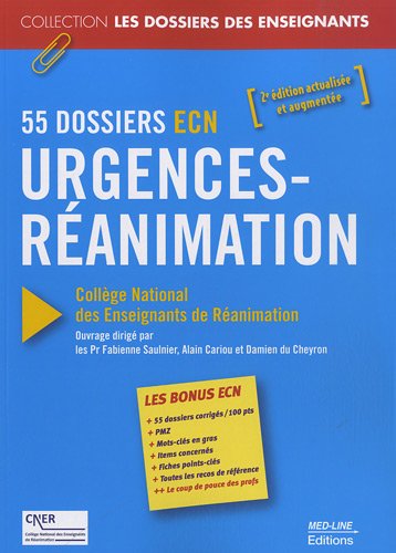 55 Dossiers ECN urgences-réanimation by (Paperback)