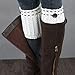 2 Pack of Womens Short Crochet Leg Warmer Knit Boot Socks Topper Cuff