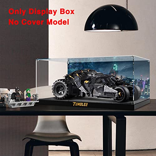 LMTIC Acrylic Display Case for Lego Batman Batmobile Tumbler 76240