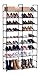 ORAF Shoe Rack 10 tier Shoe Tower Organizer, ORAF 50 Pair Shoe Racks with Waterproof Dustproof Tight Connection, Free Standing Shoe Shelf in Closet Entryway Hallway, Non-woven Fabric, Black