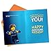 Hallmark LEGO Birthday Card with Lenticular Sticker (Awesome)