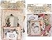 Tim Holtz Idea-Ology 2018 Christmas Ephemera Pack & Christmas Snippets Pack - 2 Items