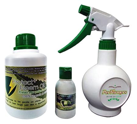 Perfarmers Neem Oil 500ml With Spray Bottle For Gardening