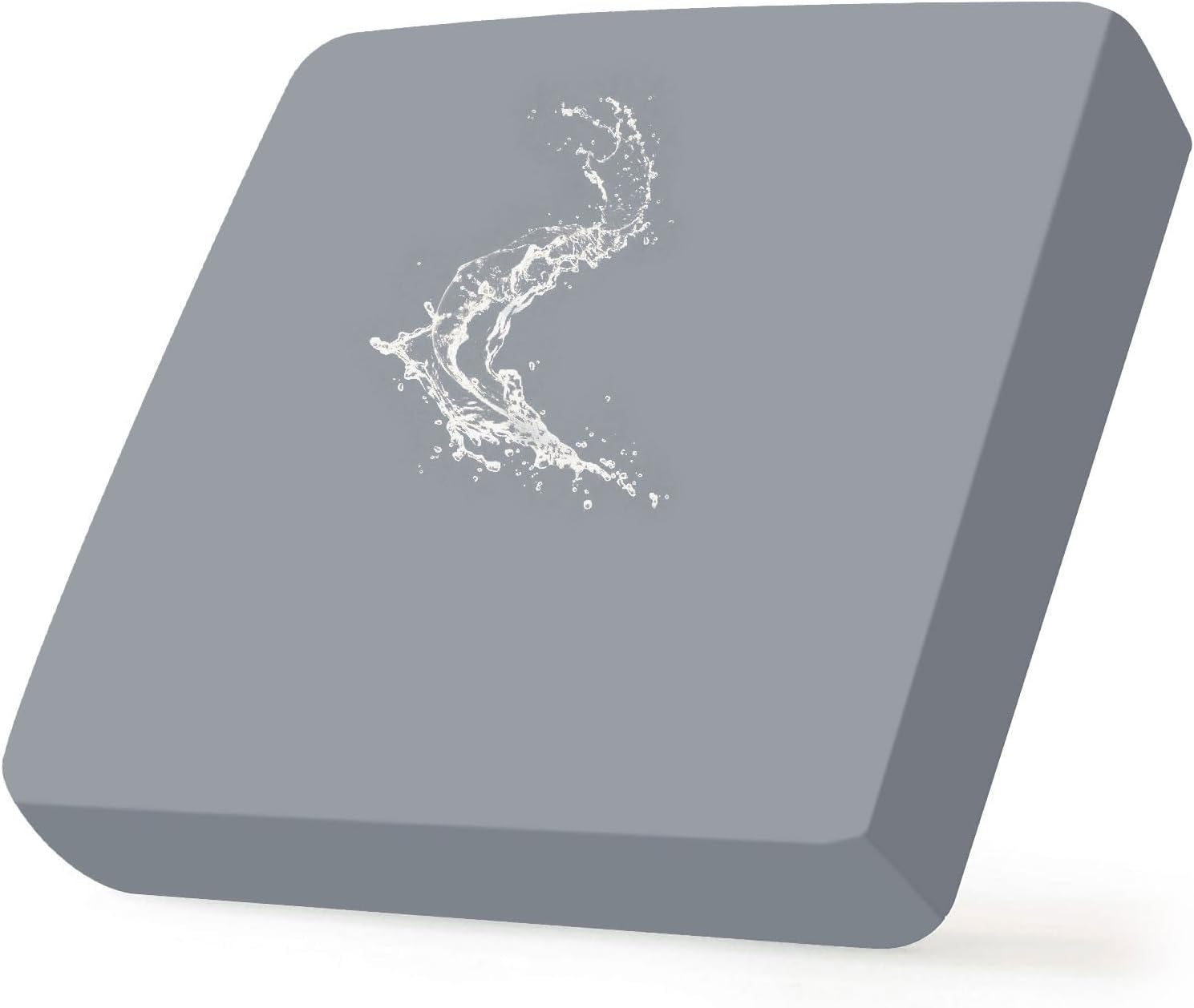 Slipcovers - hyha Waterproof Couch Cushion Covers, Replacement Chair Soft Flexibility Stretch Sofa Seat Cushion Slipcovers for Pets with Elastic Bottom (Small, Grey)