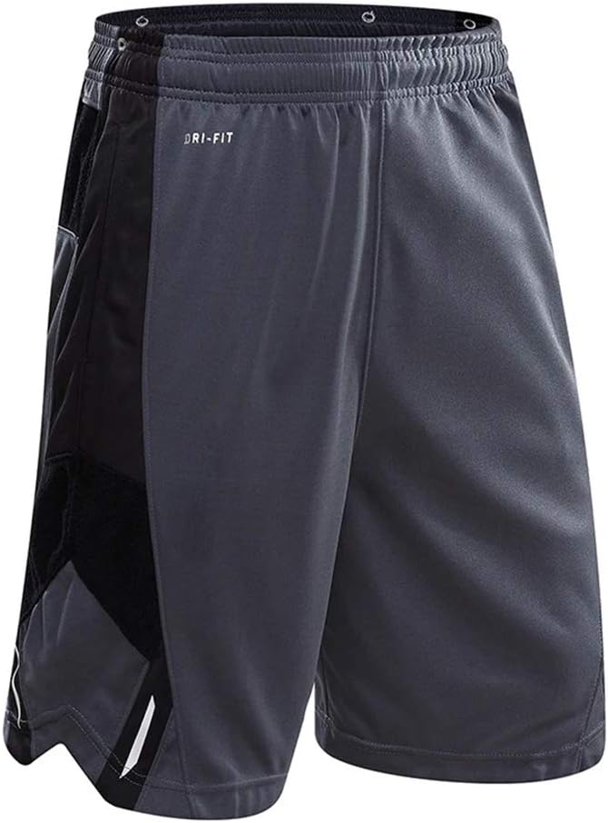 Men's Running Basketball Sports Short Pants Thin Breathable Fitness Loose Training Shorts with pocket