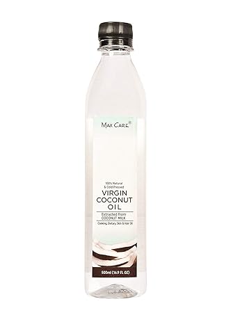 MaxCare Virgin Coconut Oil, Cold Pressed, 500ml