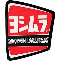 Yoshimura CRS9-NB001L End Cap Sticker for RS-9 - Left-Hand