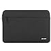 MOSISO Laptop Sleeve Bag Compatible with 13-13.3 inch MacBook Pro, MacBook Air, Notebook Computer, Spill Resistant Polyester Horizontal Protective Carrying Case Cover, Black